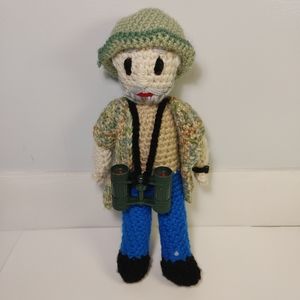 16.5" Dale Horvath Amigurumi The Walking Dead Doll